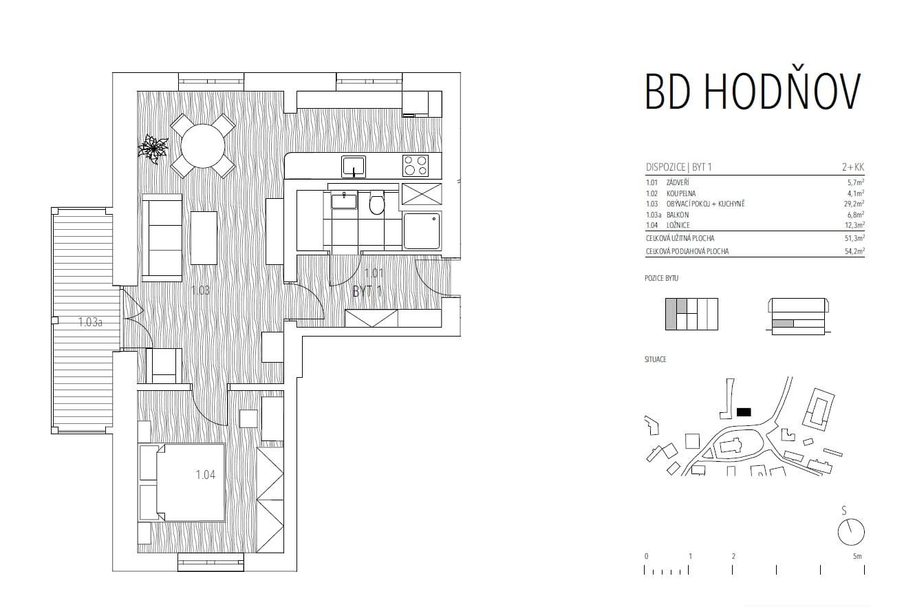 Hodňov, apartmánový bytový dům - obrázek č.23