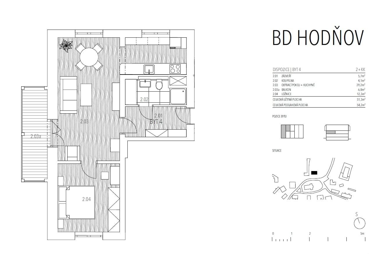 Hodňov, apartmánový bytový dům - obrázek č.26